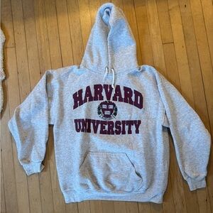 Gray Harvard University Hoodie